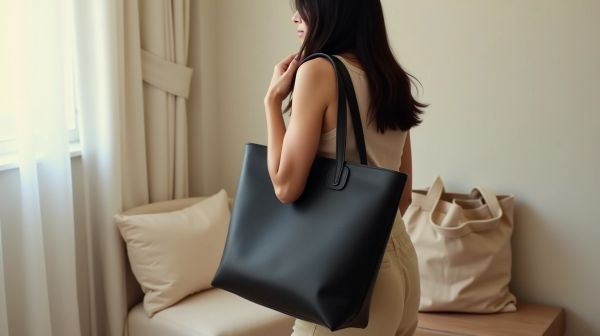 Quel bijou de sac associer à un cabas noir ou beige ?